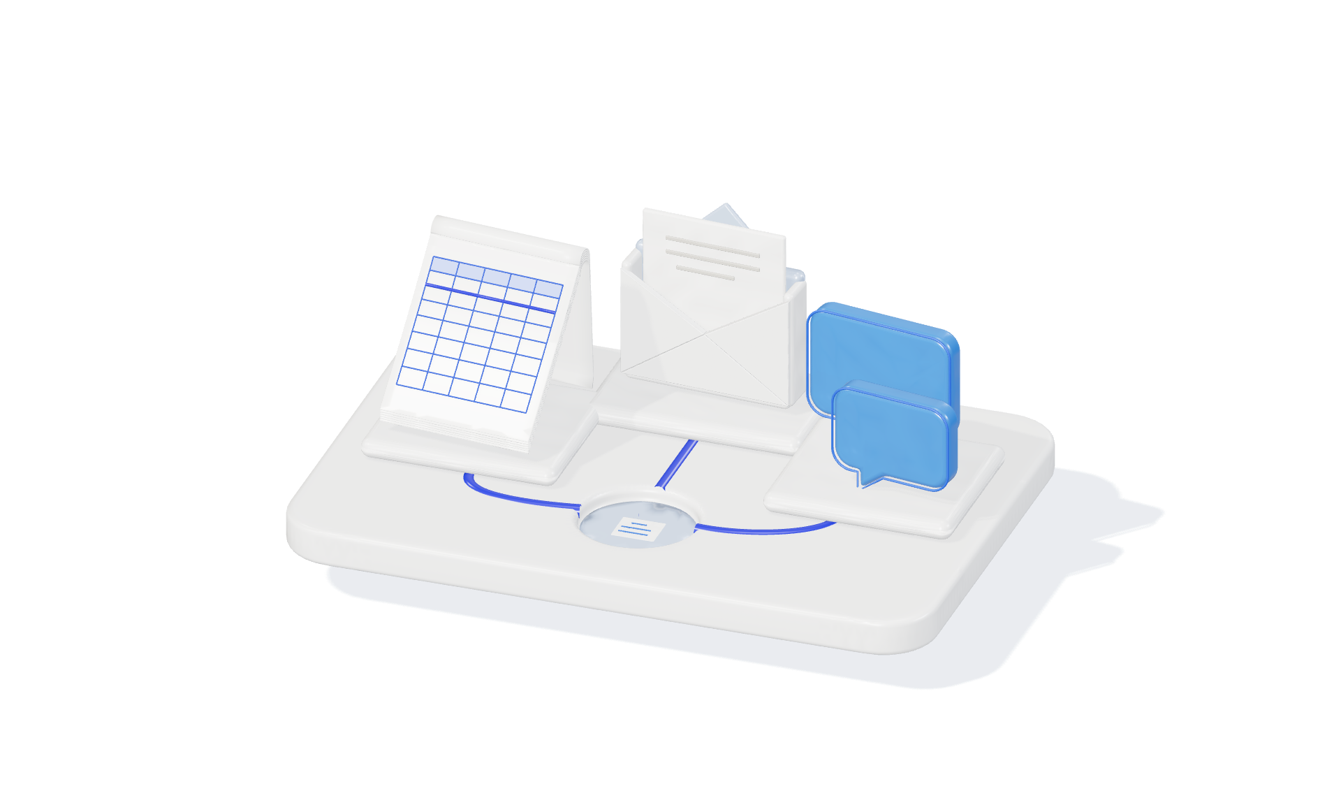 Excel, correo y conversaciones conectados con un registro operativo